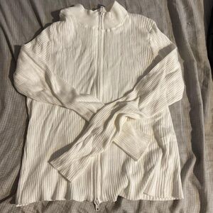 Forever 21 + Athletic Zip Up Sweatshirt Ribbed Jacket Size XL/1X